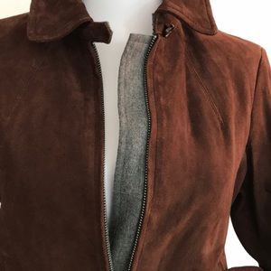 🎈Talbots Suede Jacket petite